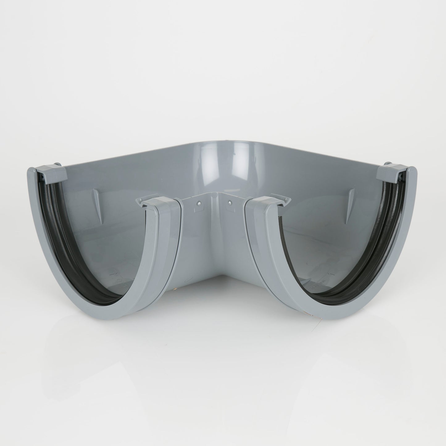 Brett Martin Deepstyle 115mm uPVC 90° Gutter Angle Grey
