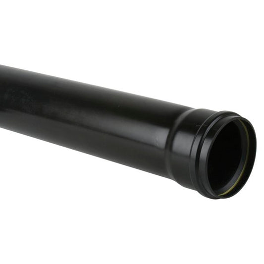 Socket-Ended 110mm uPVC Downpipe - 2.5m
