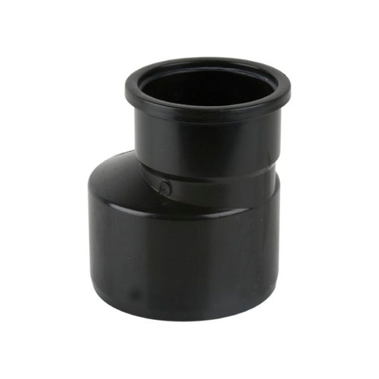 Brett Martin 110mm uPVC Downpipe to 160mm Drain Connector Black