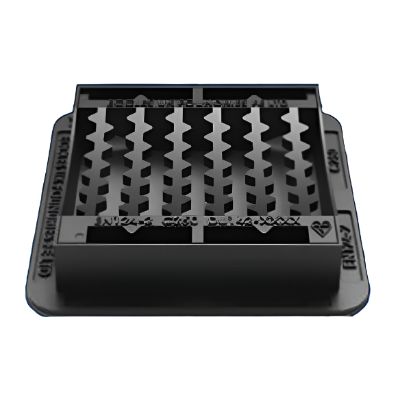 C250 Hinged Ductile Iron Yard Gully Grate - 300mm x 300mm