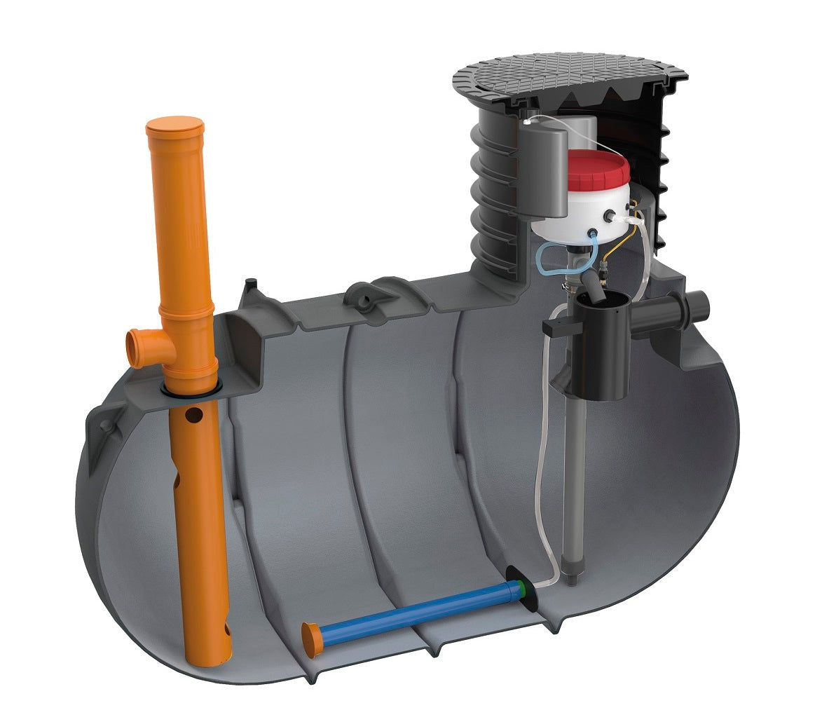 9 Person Rewatec Solido Smart +P Sewage Treatment Plant