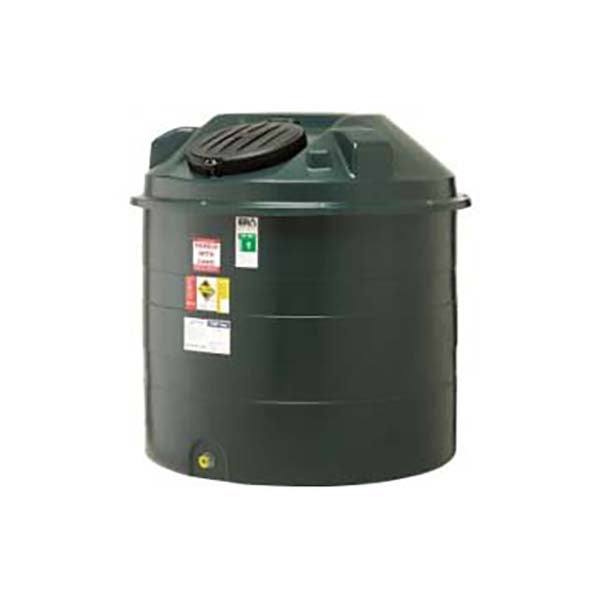 1,450 Litre Harlequin Evo Vertical Bunded Oil Tank (top outlet)
