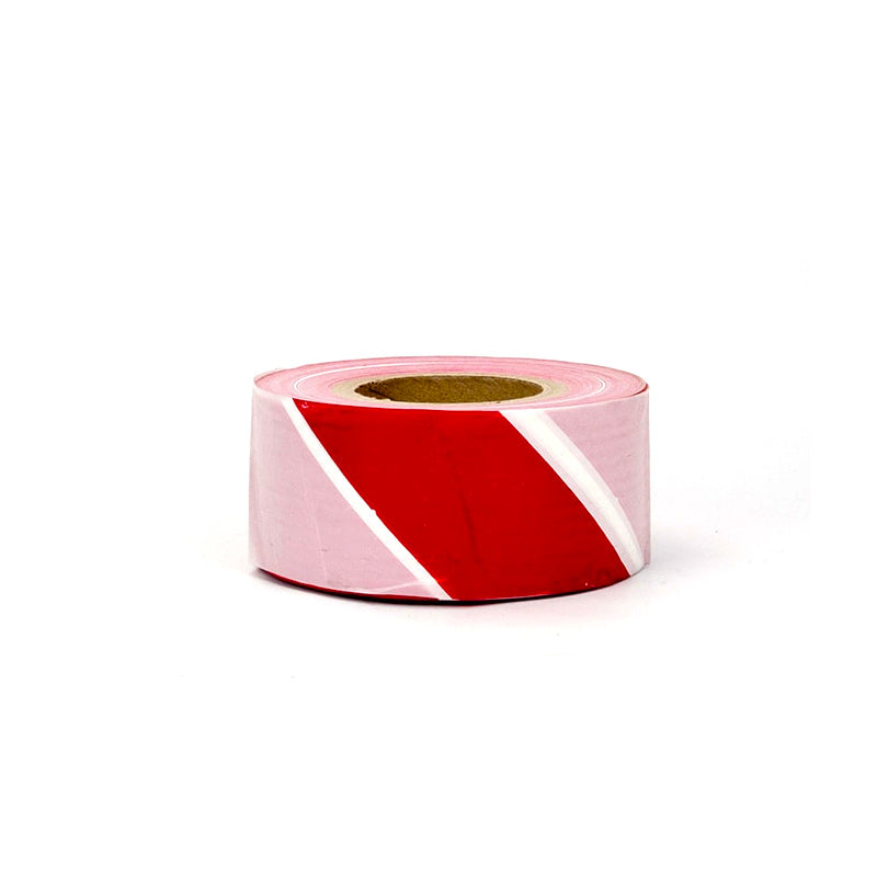 Hazard Warning Tape - Red & White