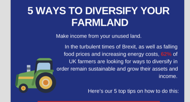 5 ways to diversify in farming- Infographic - Cotterills