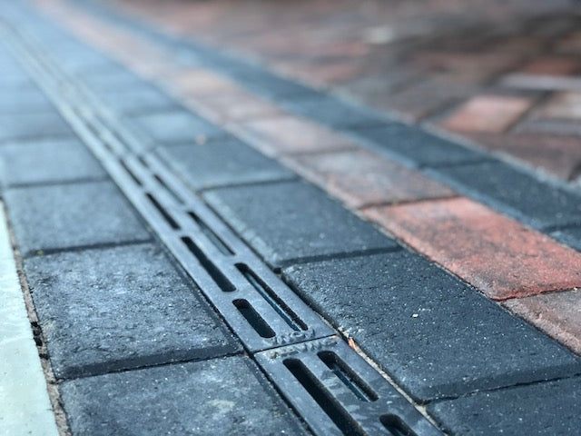 Surface water management; slot drain vs channel drain