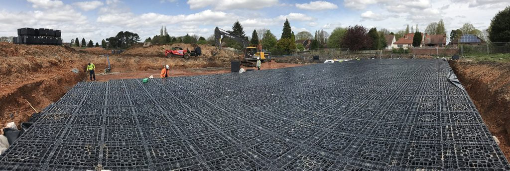 Installation of stormwater attenuation solution at Bournville RFC