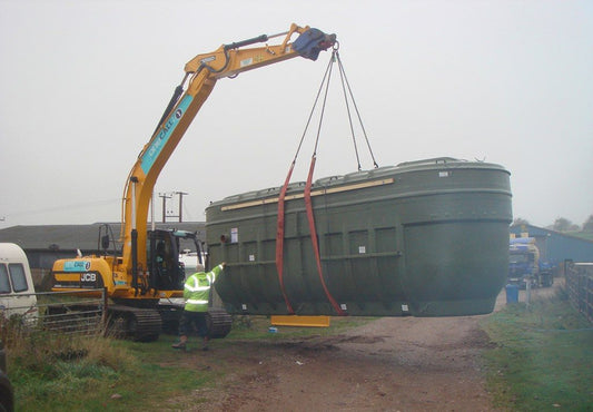 Installation of a sewage treatment plant at a wedding venue