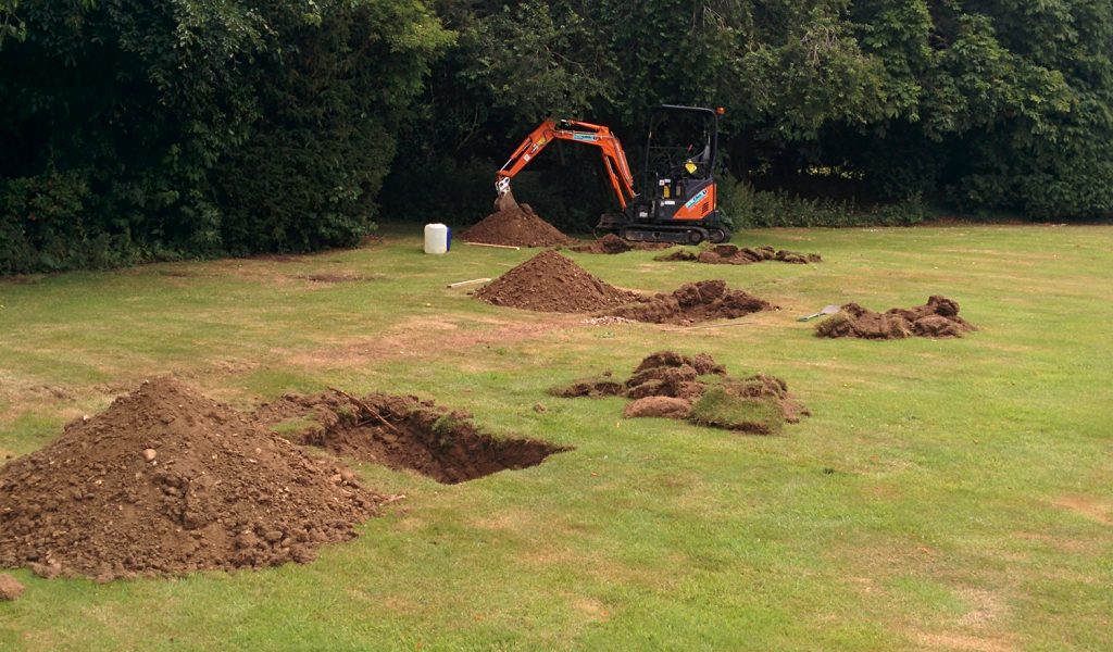 How to carry out a Percolation Test for a Soakaway? - Cotterill Civils