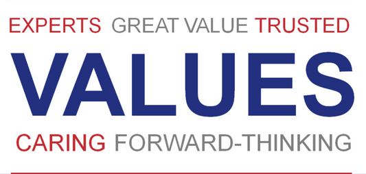 We live and breathe our brand values