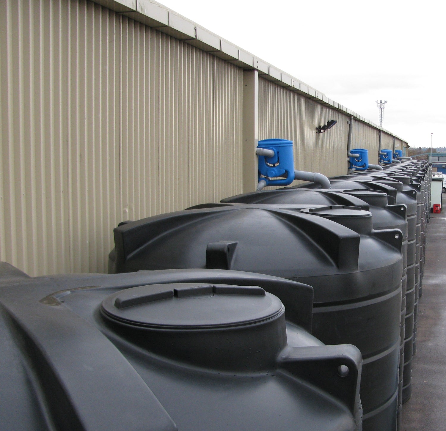 Above Ground Rainwater Harvesting Tanks