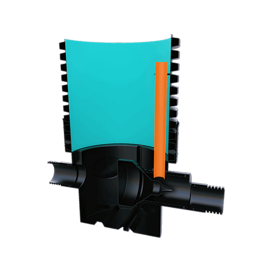 Vortiflo Complete Vortex Flow Control Chamber 1050mm (including vortex hydrobrake)