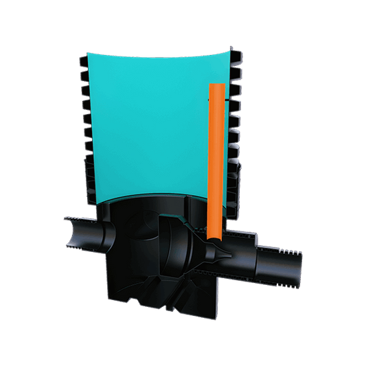 Vortiflo Complete Vortex Flow Control Chamber 1050mm (Including Vortex Hydrobrake)