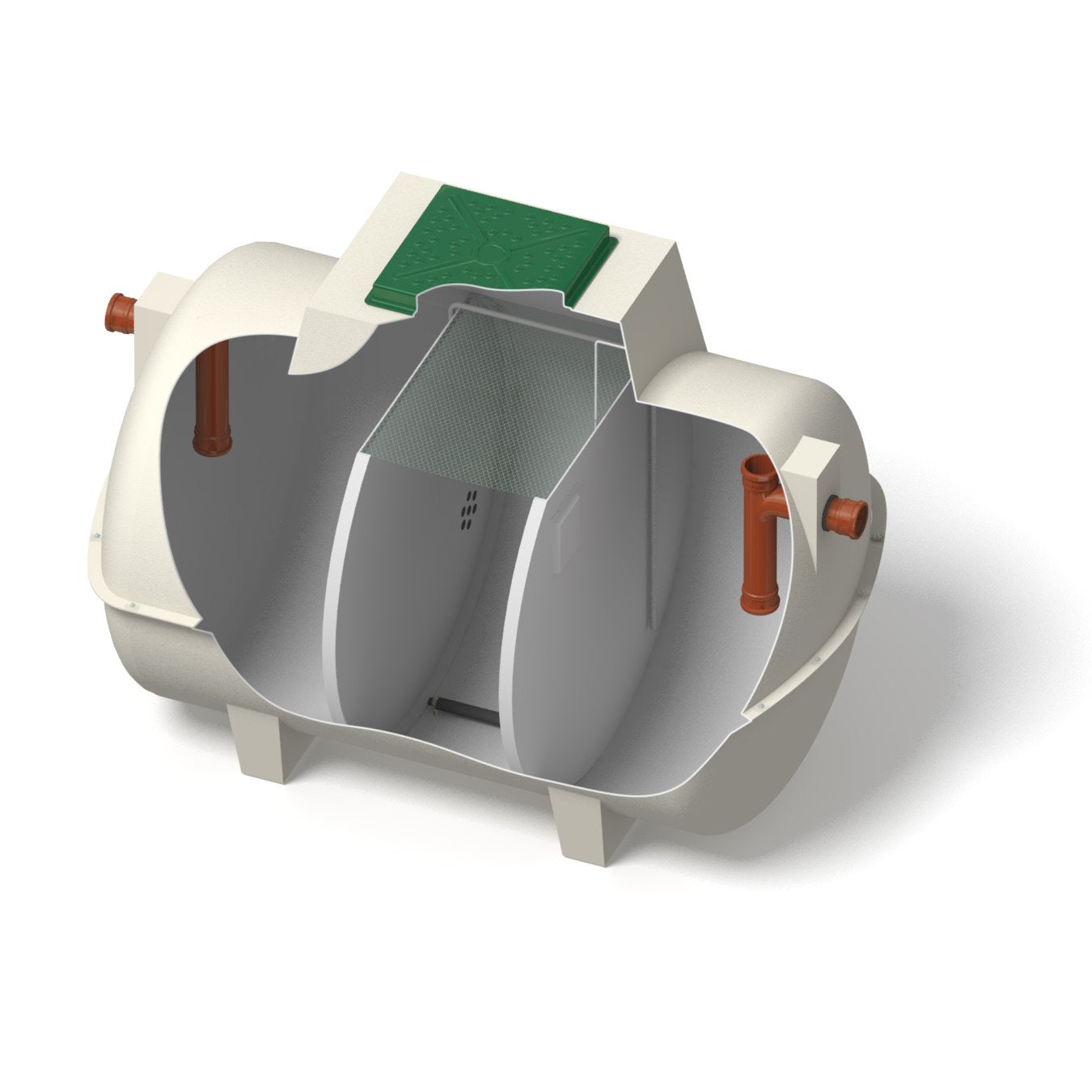 This sewage treatment plant comes with a gravity outlet and is suitable for dwellings with up to 10 people or a 2 x 3 bedroom dwellings. Marsh sewage treatment plants are widely regarded as the most efficient, reliable and economical domestic systems on the market.