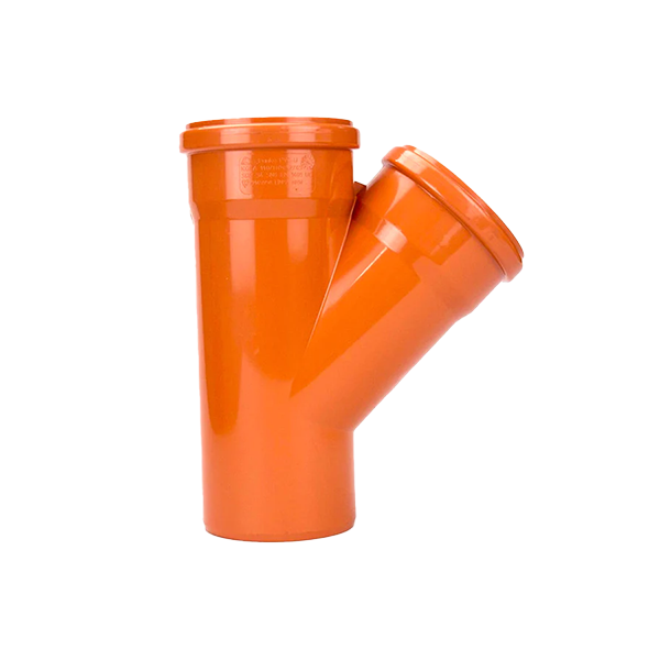 Double socket allows connection of two underground drainage systems into one. Strong, durable PVC-U. Lightweight and easy to work with. Push-fit joint through an innovatively designed seal and snap-cap system. The use of silicone lubricant on all seals will facilitate jointing.