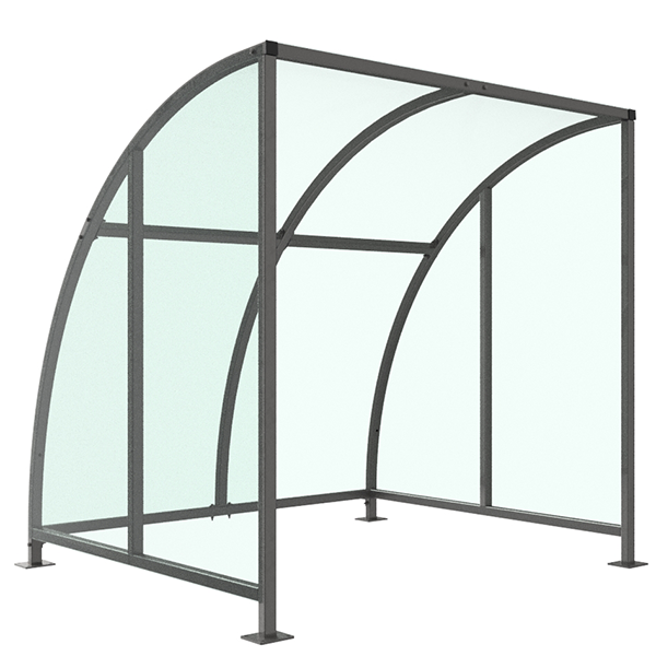 Stratford Bicycle Shelter Extension Bay (PETG roof)