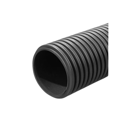 300mm perforated twinwall plain end pipe, 6m length, ideal for efficient drainage & water management in civil engineering, agricultural, & construction projects