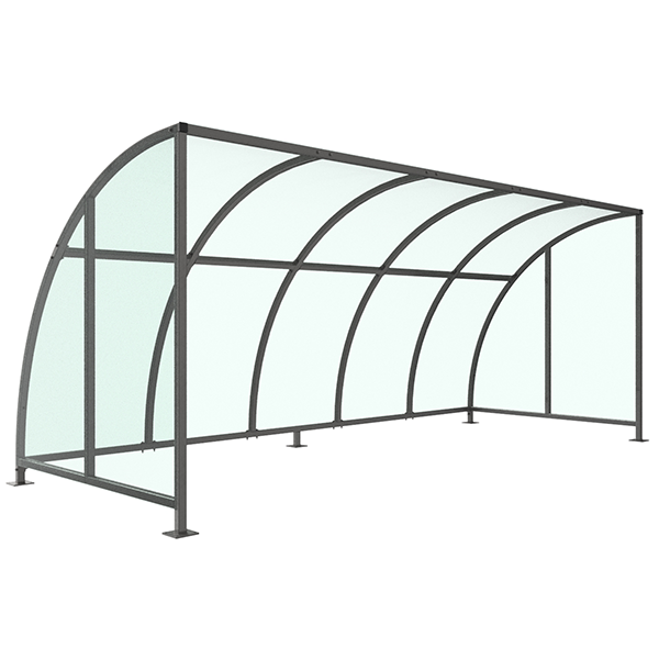 Stratford Bicycle Shelter Extension Bay (PETG roof)