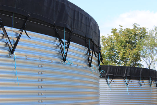 9,100 litre Galvanised Steel Water Tank