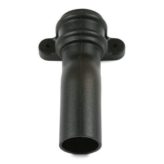 Cascade Cast Iron Style 68mm Round Downpipe 50mm Plinth Offset with Lugs