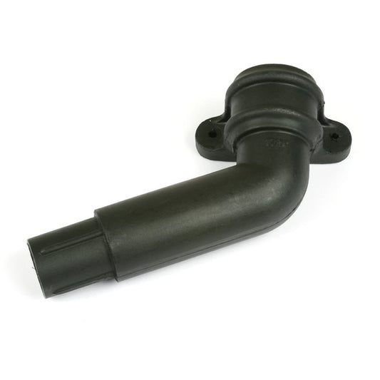 Brett Martin Cascade Cast Iron Style 68mm Round Downpipe Spigot Bend with Lugs - 112ยฝยฐ Left-Hand