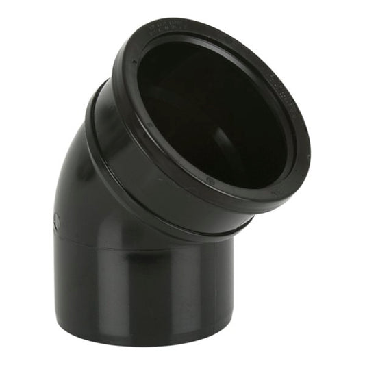 135° Single Socket uPVC 110mm Downpipe Bend