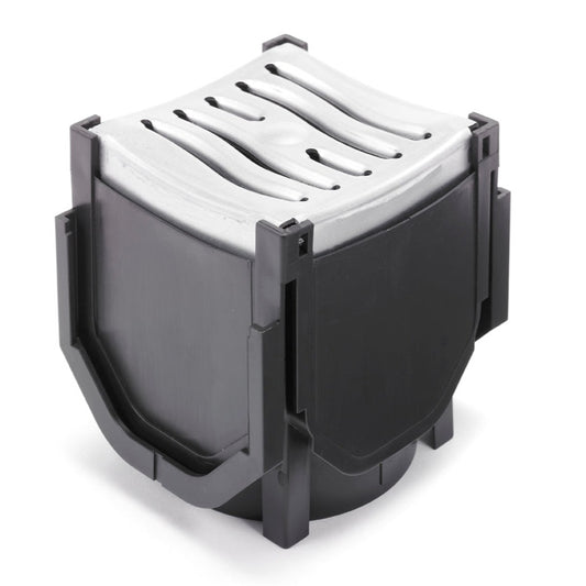 VIP's domestic channel drainage, made from polypropylene/ABS to withstand Class A15 vehicle loading (15kN), meets BS EN ISO9001 and conforms to BS EN 1433.2002.