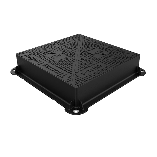 This manhole cover is made from ductile iron, capable of withstanding a 40 tonnes test load. These manhole covers are for heavy traffic areas such as hard shoulders and carriageways.