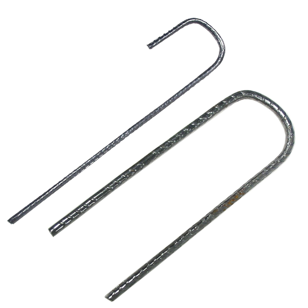Bag of 100 U Shaped Fixing Pins suitable for Turfmesh products.

Turfmesh is placed directly onto the grass surface and secured in place by steel U-pins.

TurfMesh 1000 is a light-duty grass protector that is most beneficial for occasional vehicle or light pedestrian use on green surfaces. This adaptable and durable meshing can be installed on already established lawns and park areas, as these are prone to wear and avoids environmental damage.

1 bag of 100 U pins required per roll of Turfmesh