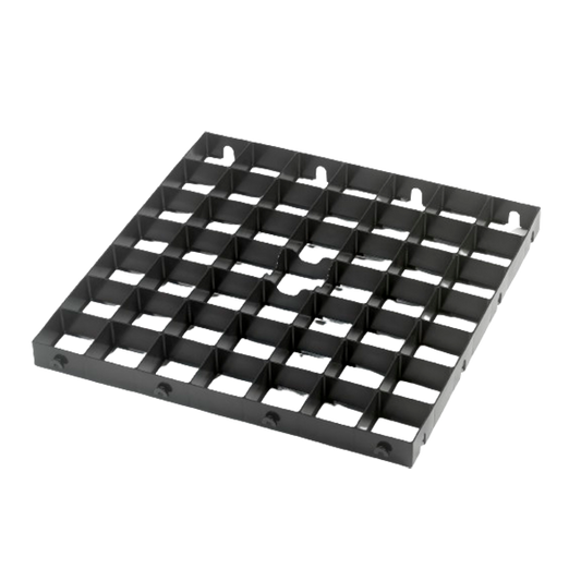 PolyGrid grids are designed to provide ground reinforcement for a range of traffic duties. PolyGrid for pedestrian are light-duty and easy to use.
 
 All quality systems and inspection procedures comply
 with BS EN ISO 9001: 2015 (Certificate No: FM 01420).
 
 4.35 grid units per m2.