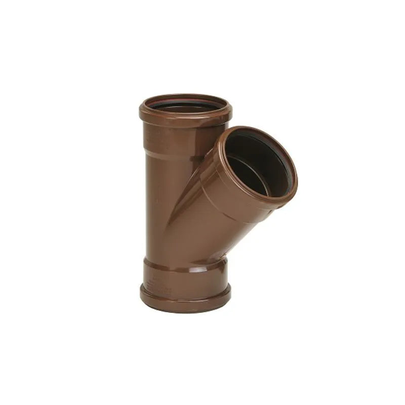 FUNKE HS 160mm Gravity Adoptable 45° Triple Socket Y Junction