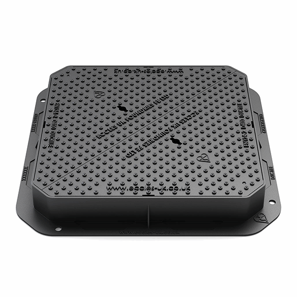 Eccles present the ideal solution for underground drainage projects where durability, safety, and longevity are priorities. Introducing the MaxiGrip range of ductile iron covers, engineered from durable ductile iron. This manhole cover ensures a highly reliable performance where cars and lorries have access.

Designed to withstand a D400 load bearing capacity, this double triangular ductile iron cover features Smartgrip technology for additional stability.