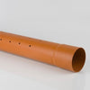 110mm x 6mtr Perforated Single Socketed Sewer Pipe
