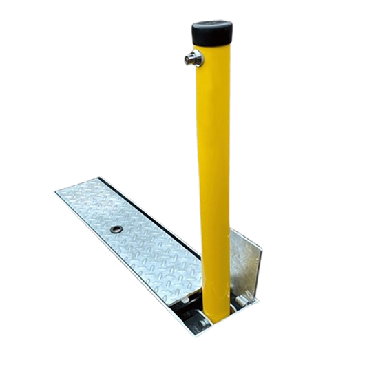 Stealth Parking Post (Galvanised and Yellow)