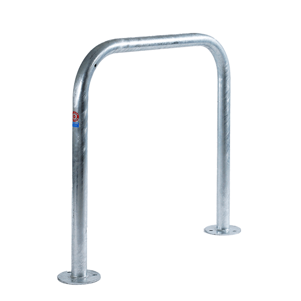 Its innovative tubular design allows bikes to be secured by the frame, wheels and forks. The 48mm diameter tube size allows for most bike locks to be fitted with ease. The galvanised finish is also corrosion-resistant, meaning it has a long lifespan and increased value for money.
