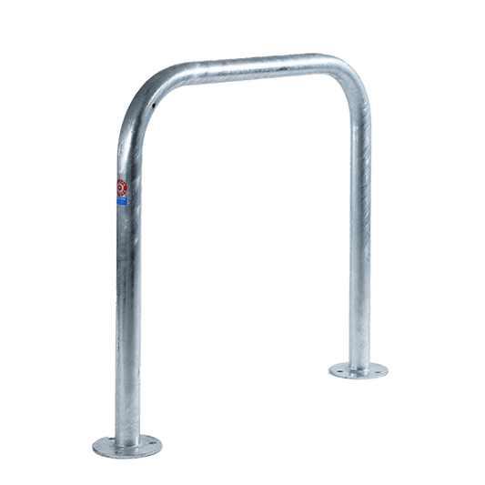 This Sheffield Cycle Stand is available in a selection of colours, ideal for your cycle storage requirements.

Available in both concrete in and bolt down fixtures, this cycle stand can be used in many different places, including transport hubs, public parks, workplaces and schools.

Its innovative tubular design allows bikes to be secured by the frame, wheels and forks. The 48mm diameter tube size allows for most bike locks to be fitted with ease.