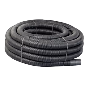 This twinwall duct is used for underground electrical services.