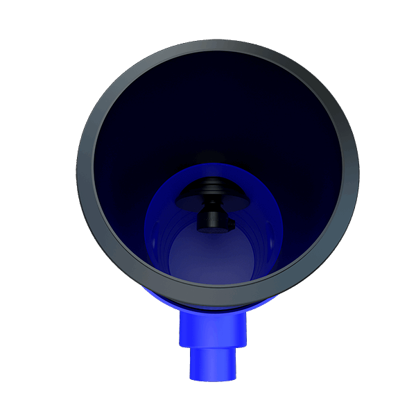 Vortiflo Complete Vortex Flow Control Chamber 450mm (150-225mm)