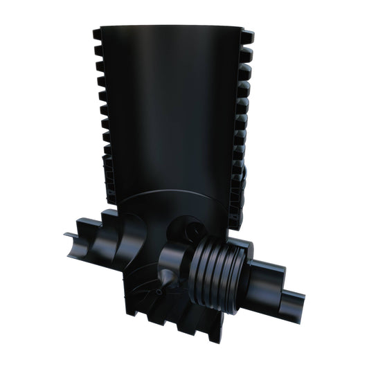 Vortiflo Complete Vortex Flow Control, compact & pre-assembled, manages flow rates up to 15 litres per second. Ideal for large housing & commercial developments, has easy above-ground access for maintenance