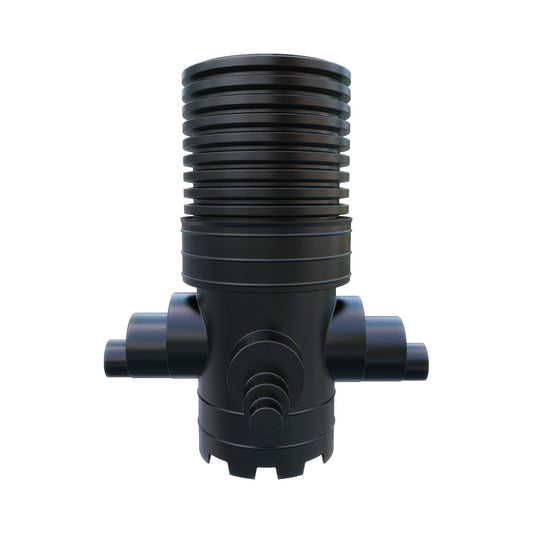 Vortiflo Complete Vortex Flow Control, compact & pre-assembled, manages flow rates up to 15 litres per second. Ideal for large housing & commercial developments, has easy above-ground access for maintenance