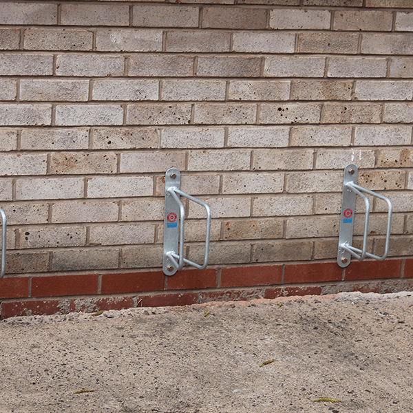 This product is ideal for cycle parking, and can easily be bolted to the wall. This provides a safe and secure area for bike storage, as well as providing a cost-effective solution.

Made from galvanised steel for longevity and durability. Each cycle rack should be at least 610mm apart to allow for easy cycle parking.

345mm x 90mm x 212mm

12mm diameter bar

90 degrees to wall