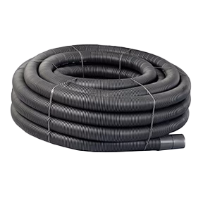 Twinwall duct coil (Black/Electrical) - 94/110mm x 50m