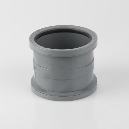 Brett Martin Double Socket 110mm uPVC Industrial Downpipe Slip Coupler