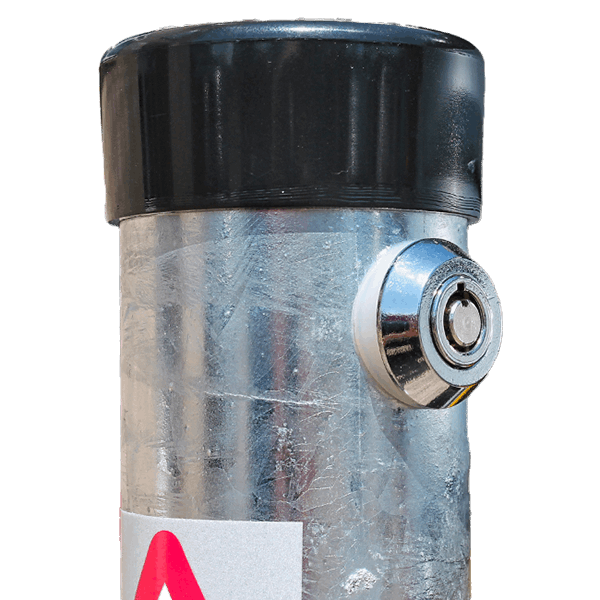 Hinged Parking Post (Galvanised)