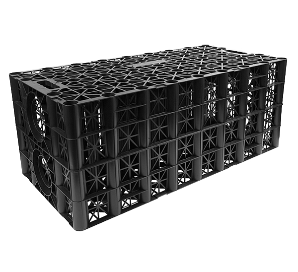 Soakaway Crates: Hydrocell 62 tonne soakaway crate - 1m x 0.5m x 0.4m (190 litres/0.2m3 per crate)