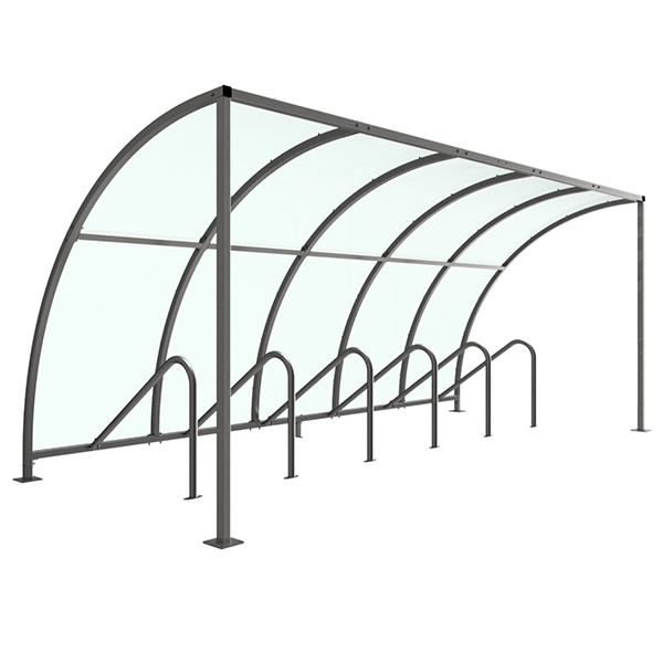 VS1 Bicycle Shelter (PETG roof)