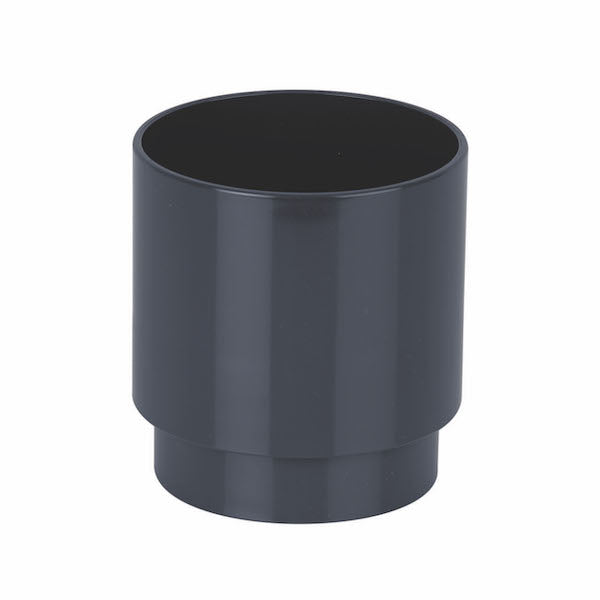 High-Capacity 68mm uPVC Round Downpipe Connector