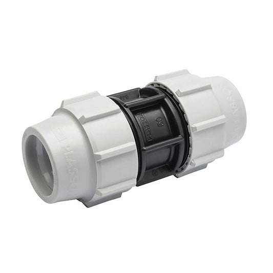 PLASSON 7010 MDPE 32mm x 32mm Coupler