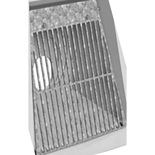 Headwall grate - hinged galvanised grate to suit small 80-190mm general purpose headwall