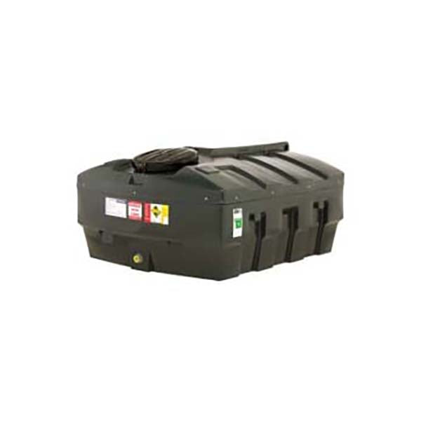 1,200 Litre Harlequin ITE Low Profile Bunded Oil Tank (top outlet)