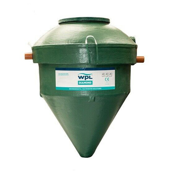 20 Person Diamond sewage treatment plant (standard invert 780mm) - WPL Tanks